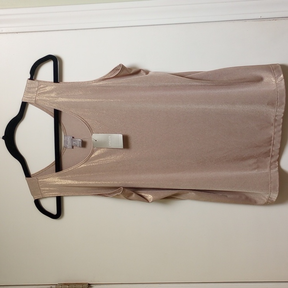 Chico's Gold Tank Top NWT!!